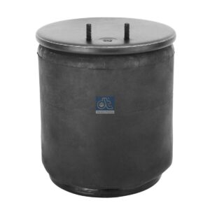 DT Spare Parts 2.61036 Air spring, with steel piston, D: 259 mm, Dmax: 291 mm, M10, M16 x 1,5, L: 279 mm
