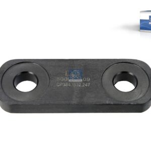 DT Spare Parts 2.61247 Spring shackle, b: 21 mm, Lb: 90 mm, L: 140 mm, W: 50 mm, S: 15 mm