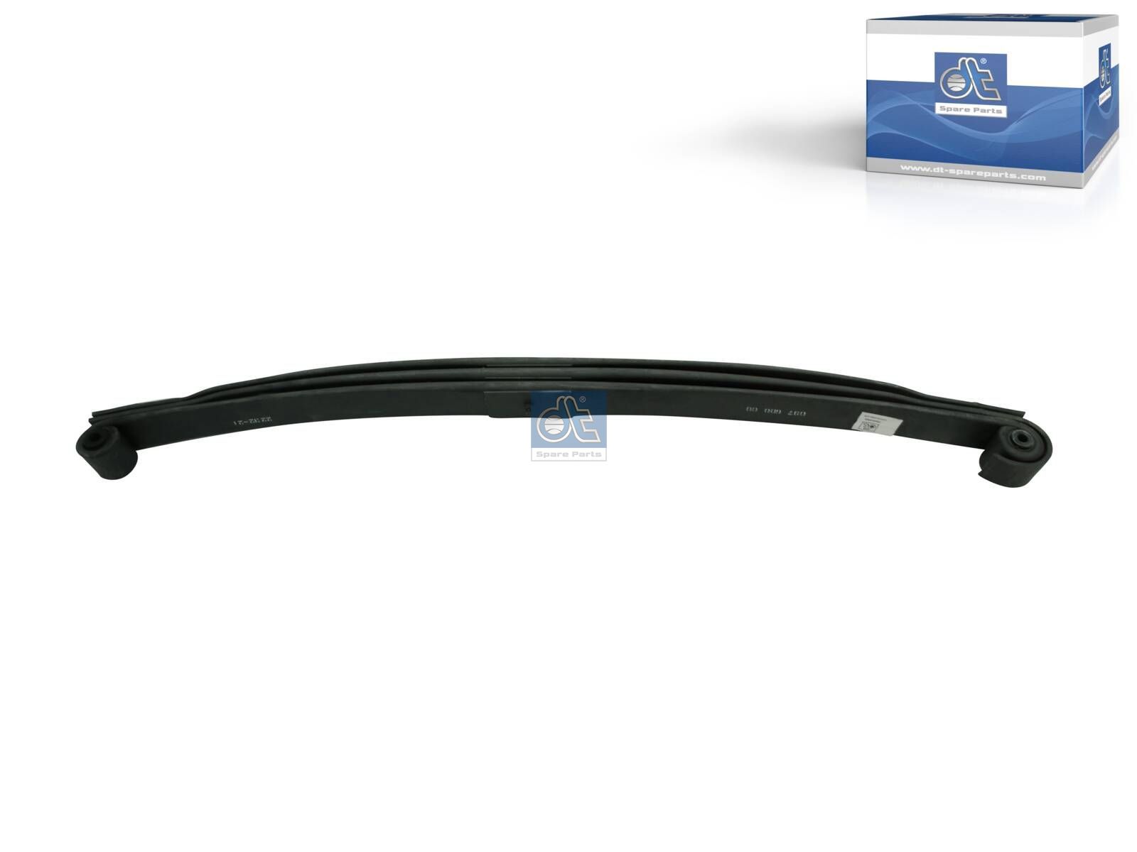 DT Spare Parts 2.61539 Leaf spring, d: 20 mm, L: 1890 mm, W: 100 mm, H: 98 mm, 2x32 + 1x26