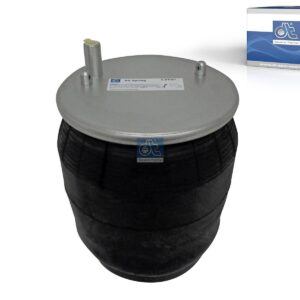 DT Spare Parts 2.61567 Air spring, d: 130.8 mm, D: 242 mm, D: 229 mm, Dmax: 280 mm, M16 x 1,5, L: 360 mm