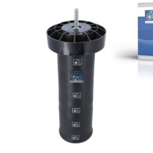 DT Spare Parts 2.62067 Air spring, with steel piston, D: 165 mm, M12 x 1,5, M20 x 1,5, L: 364 mm