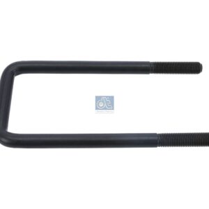DT Spare Parts 2.62141 U-bolt, r: 5 mm, M20 x 2,5, LTh: 75 mm, L: 286 mm, w: 102 mm, 10.9