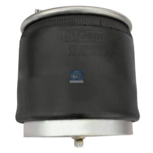 DT Spare Parts 2.62175 Air spring, with steel piston, D1: 259 mm, D2: 235 mm, Dmax: 300 mm, M10, M16 x 1,5, L: 311 mm