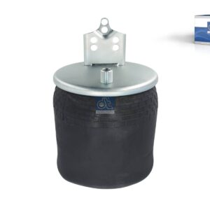 DT Spare Parts 2.62176 Air spring, with steel piston, D1: 227 mm, D2: 225 mm, Dmax: 290 mm, M14, M16 x 1,5, M24 x 1,5, L: 322 mm