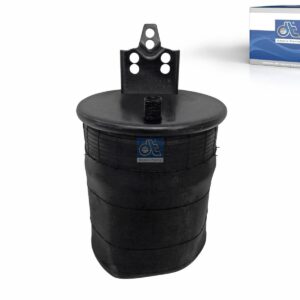 DT Spare Parts 2.62177 Air spring, with steel piston, D1: 227 mm, D2: 168 mm, Dmax: 260 mm, M14, M16 x 1,5, M24 x 1,5, L: 322 mm