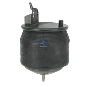 DT Spare Parts 2.62430 Air spring, with steel piston, D1: 227 mm, D2: 225 mm, Dmax: 290 mm, M14, M16 x 1,5, M24 x 1,5, L: 268 mm