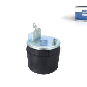 DT Spare Parts 2.62431 Air spring, with steel piston, D1: 227 mm, D2: 197 mm, Dmax: 290 mm, M14, M16 x 1,5, M24 x 1,5, L: 237 mm