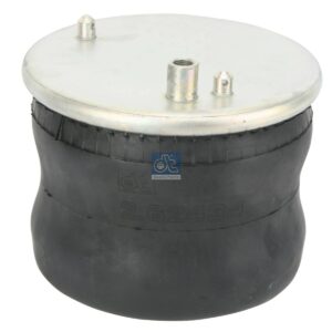 DT Spare Parts 2.62434 Air spring, with steel piston, D: 228 mm, Dmax: 251 mm, M16 x 1,5, L: 250 mm