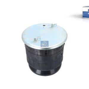 DT Spare Parts 2.62453 Air spring, with steel piston, D: 260 mm, Dmax: 325 mm, M10 x 1,5, M16 x 1,5, L: 244 mm