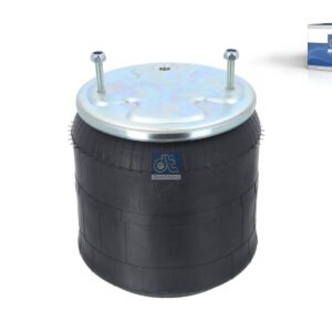 DT Spare Parts 2.62704 Air spring, with steel piston, d: 225 mm, D: 239.5 mm, Dmax: 305 mm, M16 x 1,5, M10, L: 274 mm