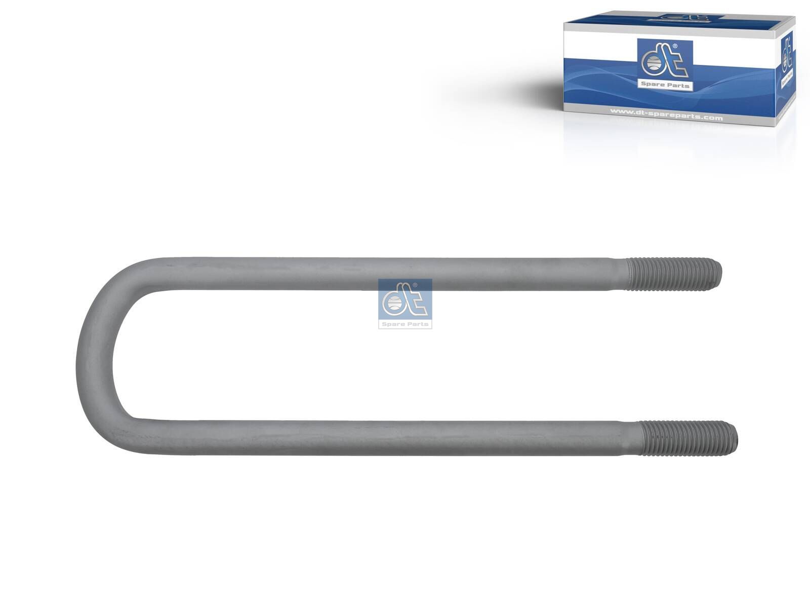 DT Spare Parts 2.62939 U-bolt, r: 20 mm, R: 70 mm, M24 x 3, LTh: 65 mm, L: 420 mm, w: 92 mm