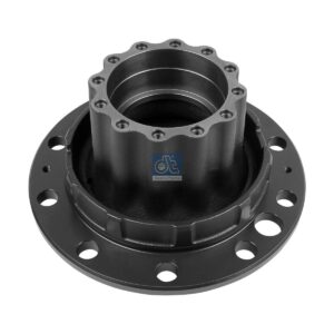 DT Spare Parts 2.65222 Wheel hub, without bearings, d1: 146.1 mm, d2: 168.2 mm, D: 384 mm, 10 bores, b: 27.2 mm, H: 209 mm