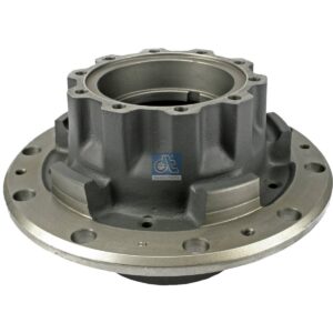 DT Spare Parts 2.65223 Wheel hub, without bearings, d1: 148 mm, d2: 148 mm, D: 384 mm, 10 bores, b: 27.2 mm, H: 173 mm