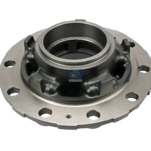DT Spare Parts 2.65224 Wheel hub, without bearings, d1: 148 mm, d2: 148 mm, D: 385.5 mm, 10 bores, b: 27.2 mm, H: 157 mm