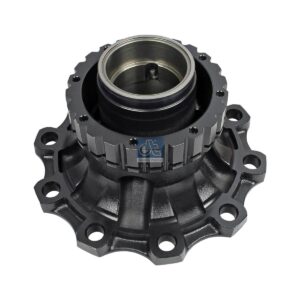 DT Spare Parts 2.65232 Wheel hub, without bearings, d1: 110 mm, d2: 110 mm, D: 383.5 mm, 10 bores, b: 25 mm, H: 160 mm