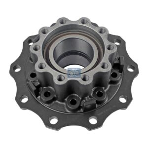 DT Spare Parts 2.65236 Wheel hub, with bearing, with ABS ring, d1: 160 mm, d2: 160 mm, D: 380 mm, 10 bores, b: 22 mm, H: 165 mm