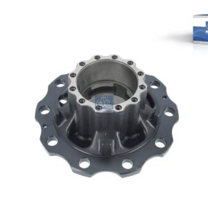 DT Spare Parts 2.65238 Wheel hub, without bearings, d1: 148 mm, d2: 148 mm, D: 384 mm, 10 bores, b: 27.2 mm, H: 192 mm