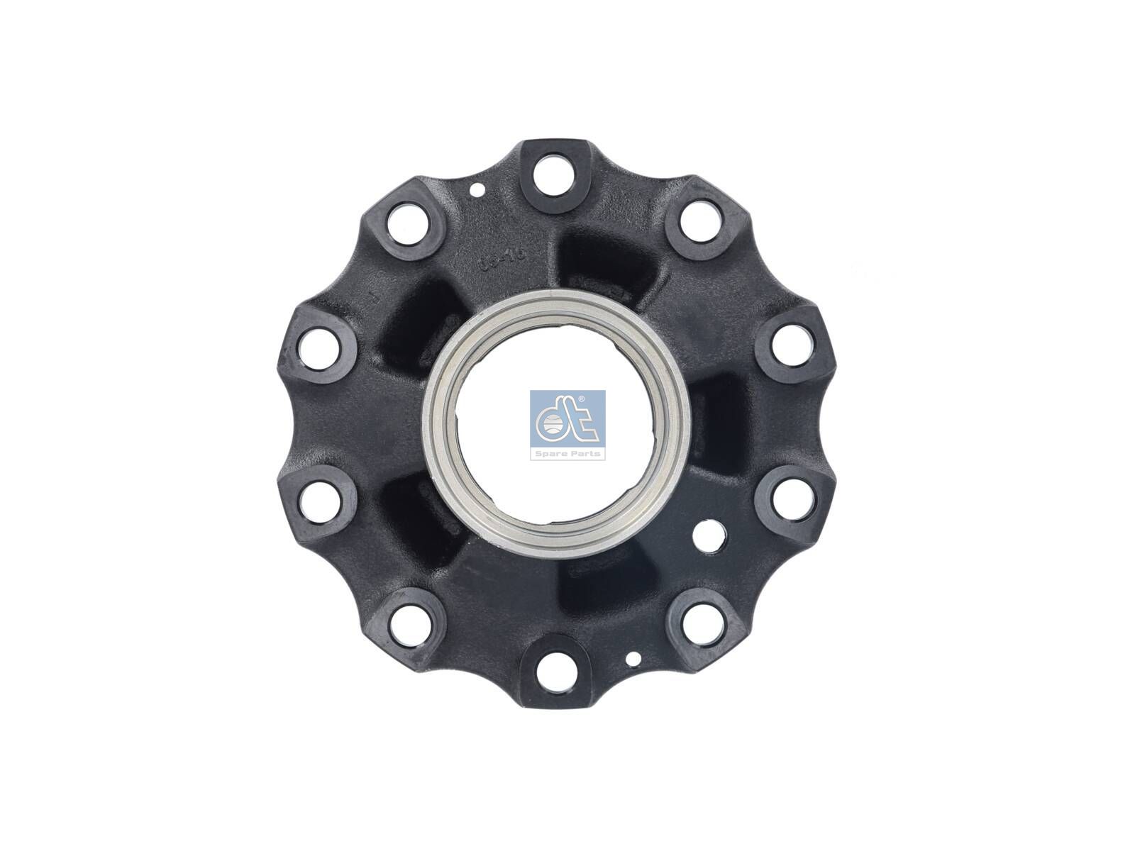DT Spare Parts 2.65238 Wheel hub, without bearings, d1: 148 mm, d2: 148 mm, D: 384 mm, 10 bores, b: 27.2 mm, H: 192 mm