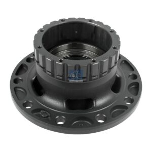 DT Spare Parts 2.65247 Wheel hub, with bearing, d1: 148 mm, d2: 148 mm, D: 383.4 mm, 10 bores, b: 25 mm, P: 335 mm, H: 226 mm