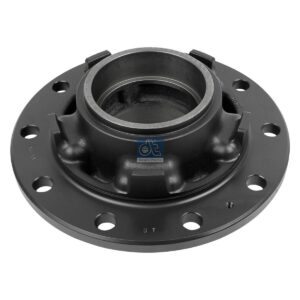 DT Spare Parts 2.65276 Wheel hub, without bearings, d1: 148 mm, d2: 148 mm, D: 385.5 mm, 10 bores, b: 25.3 mm, H: 157 mm