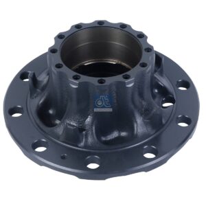 DT Spare Parts 2.65278 Wheel hub, without bearings, d1: 148 mm, d2: 148 mm, D: 384 mm, 10 bores, b: 25 mm, H: 192 mm