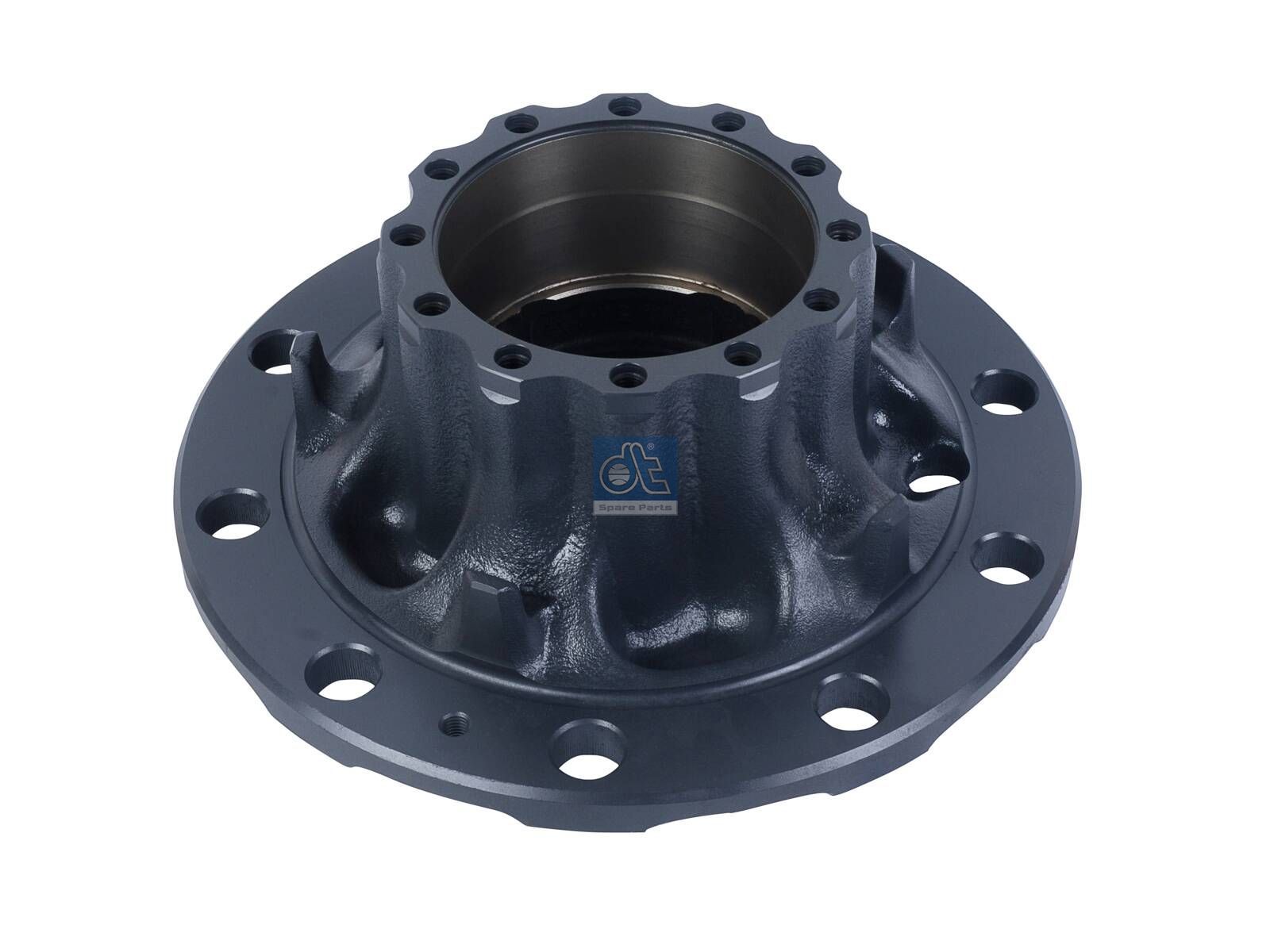 DT Spare Parts 2.65278 Wheel hub, without bearings, d1: 148 mm, d2: 148 mm, D: 384 mm, 10 bores, b: 25 mm, H: 192 mm