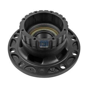 DT Spare Parts 2.65286 Wheel hub, with bearing, d1: 148 mm, d2: 148 mm, D: 383.4 mm, 10 bores, b: 27 mm, H: 226 mm