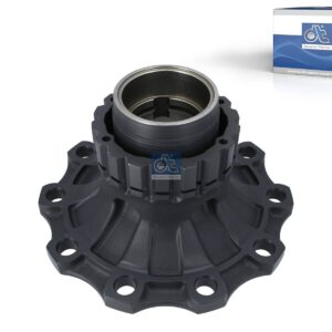 DT Spare Parts 2.65288 Wheel hub, without bearings, d1: 110 mm, d2: 110 mm, D: 384 mm, 10 bores, b: 27.3 mm, H: 163 mm