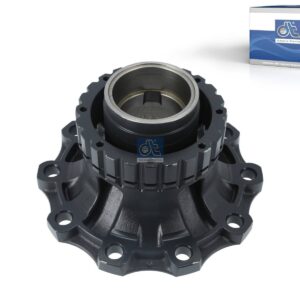 DT Spare Parts 2.65325 Wheel hub, without bearings, d1: 115 mm, d2: 115 mm, 10 bores, b: 25 mm