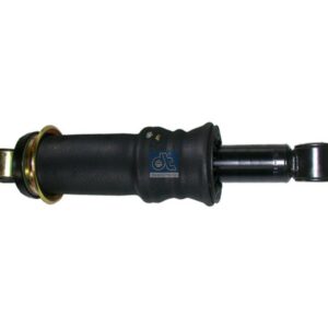DT Spare Parts 2.70010 Cabin shock absorber, with air bellow, D: 45 mm, b: 14 mm, M10 x 1, Lmin: 340 mm, Lmax: 410 mm