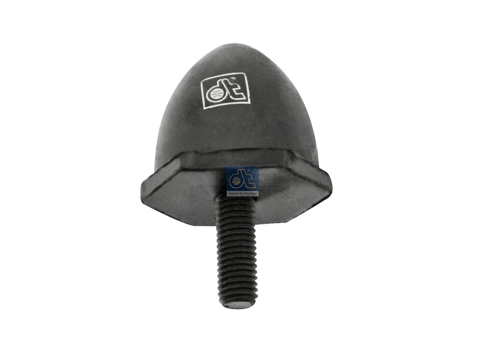 DT Spare Parts 2.70024 Rubber buffer, M10 x 1,5, Lu: 28 mm