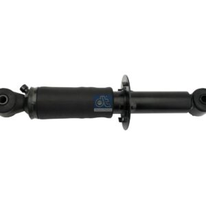 DT Spare Parts 2.70096 Cabin shock absorber, with air bellow, D: 45 mm, b: 14 mm, M10 x 1, Lmin: 350 mm, Lmax: 390 mm