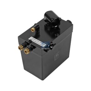 DT Spare Parts 2.70100 Cabin tilt pump, 480 ml, M14 x 1,5, M14 x 1,5, L: 130 mm, W: 80 mm, H: 121 mm, 280 bar, Pov: 370 bar