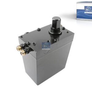DT Spare Parts 2.70102 Cabin tilt pump, 580 ml, M14 x 1,5, M14 x 1,5, L: 130 mm, W: 80 mm, H: 141 mm, 280 bar, Pov: 370 bar