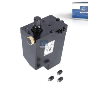 DT Spare Parts 2.70107 Cabin tilt pump, 700 ml, L: 130 mm, W: 80 mm, H: 121 mm, 280 bar, Pov: 400 bar