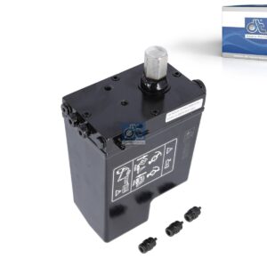 DT Spare Parts 2.70108 Cabin tilt pump, 700 ml, L: 130 mm, W: 80 mm, H: 135 mm, 280 bar, Pov: 370 bar