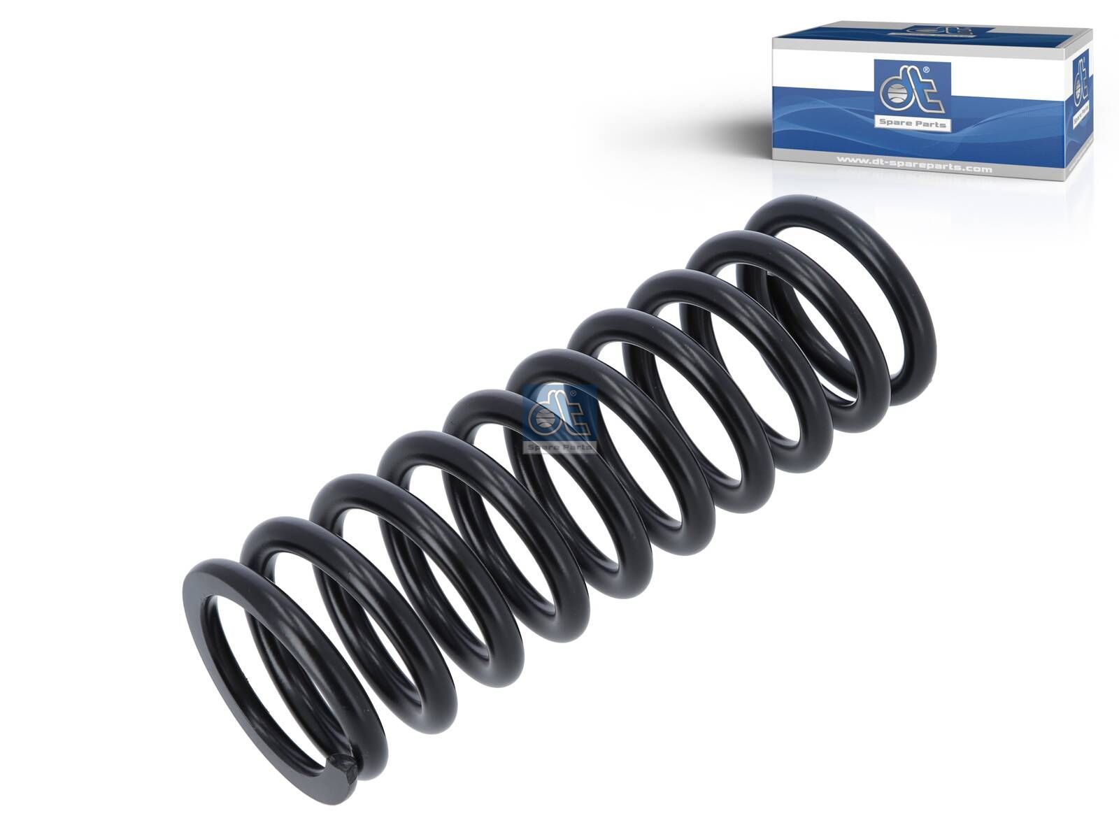 DT Spare Parts 2.70402 Spring, cabin shock absorber, d: 66 mm, D: 89 mm, L: 263 mm, S: 11.5 mm