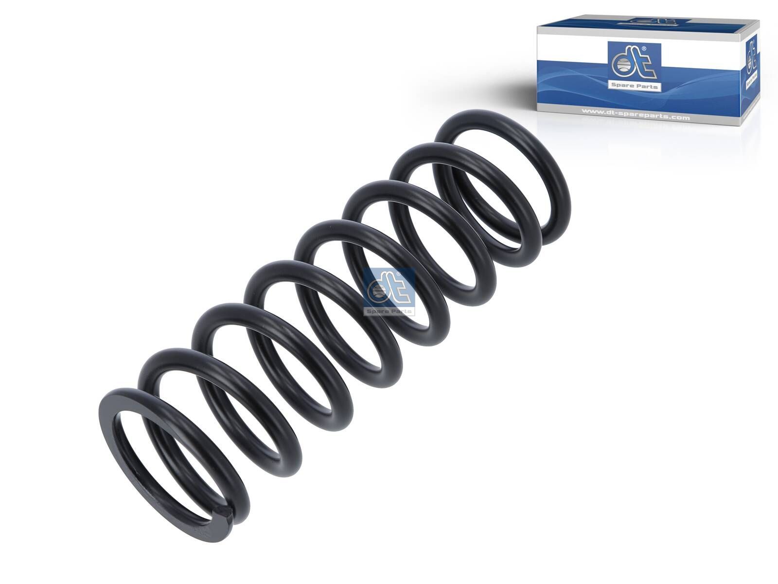 DT Spare Parts 2.70404 Spring, cabin shock absorber, d: 65.6 mm, D: 87 mm, L: 256 mm, S: 10.7 mm
