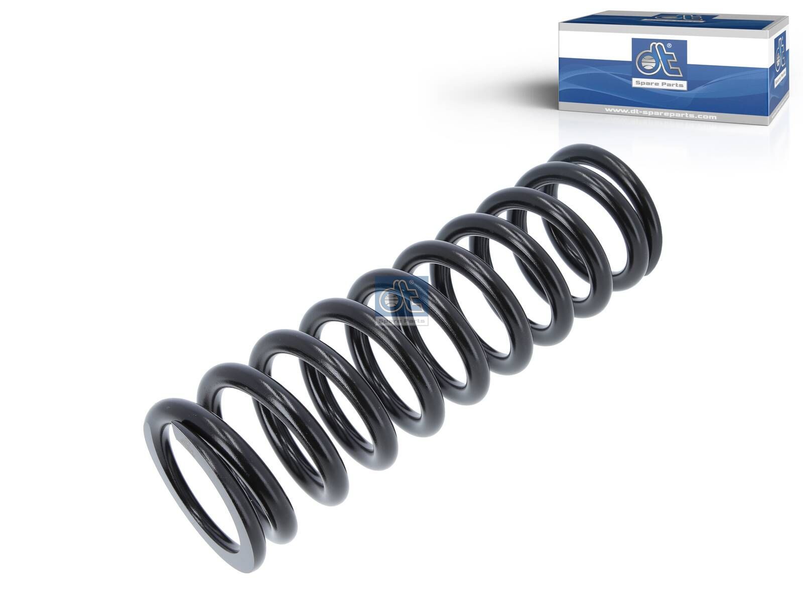 DT Spare Parts 2.70405 Spring, cabin shock absorber, L: 290 mm, W: 90 mm, S: 12 mm