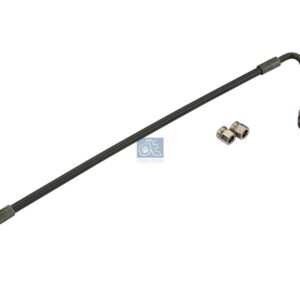 DT Spare Parts 2.70926 Hose line, cabin tilt, D: 8.5 mm, L: 340 mm, L1: 340 mm, 362 bar