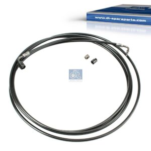 DT Spare Parts 2.70927 Hose line, cabin tilt, D: 8.5 mm, M14 x 1,5, L: 4460 mm, L1: 446 mm, 362 bar