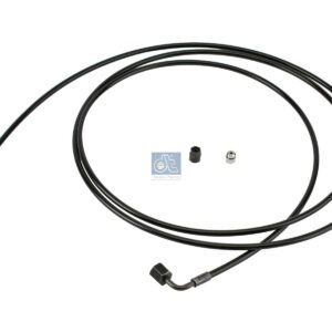 DT Spare Parts 2.70930 Hose line, cabin tilt, D: 8.5 mm, M14 x 1,5, L: 3190 mm, L1: 6361 mm, 362 bar
