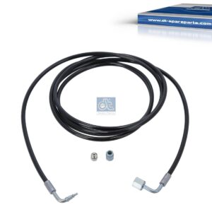 DT Spare Parts 2.70931 Hose line, cabin tilt, M14 x 1,5, M12 x 1, M12 x 1,5, L: 3490 mm, 400 bar