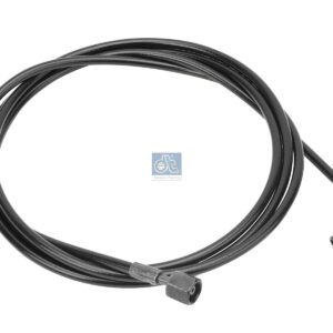 DT Spare Parts 2.70941 Hose line, cabin tilt, D: 8.3 mm, M14 x 1,5, M14 x 1,5, L: 3760 mm, L1: 3760 mm, 400 bar