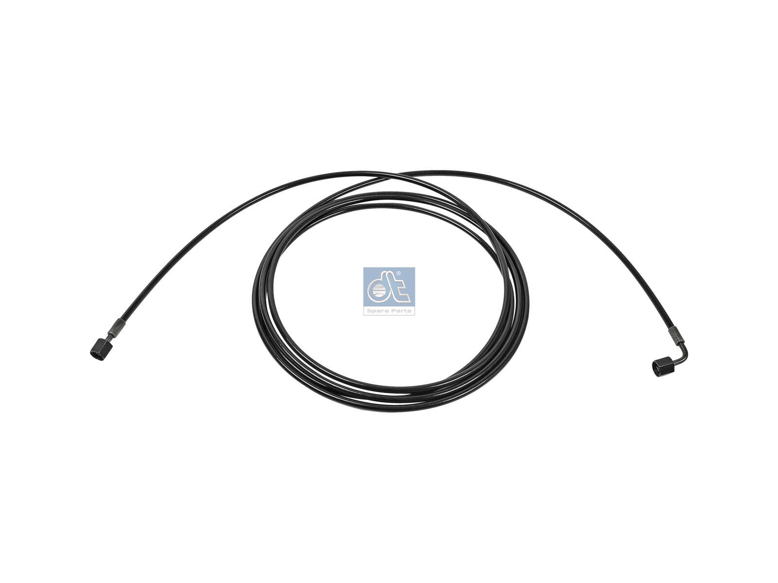 DT Spare Parts 2.70947 Hose line, cabin tilt, D: 11 mm, M14 x 1,5, L: 4290 mm, L1: 2961 mm, 80 bar