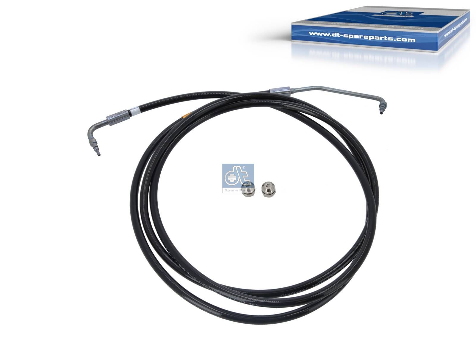 DT Spare Parts 2.70949 Hose line, cabin tilt, M12 x 1, L: 2500 mm, 420 bar