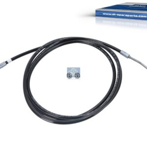 DT Spare Parts 2.70950 Hose line, cabin tilt, M12 x 1, L: 2490 mm, 420 bar
