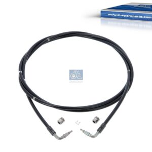 DT Spare Parts 2.70951 Hose line, cabin tilt, D: 7.1 mm, M12 x 1, L: 2535 mm, max. 420 bar