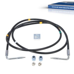 DT Spare Parts 2.70953 Hose line, cabin tilt, D: 8.5 mm, L1: 1895 mm, 420 bar