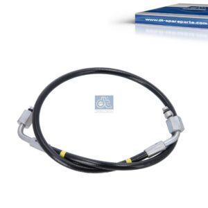 DT Spare Parts 2.70957 Hose line, cabin tilt, M12 x 1,5, L: 625 mm, 420 bar